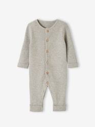 Baby-Long Sleeve Jumpsuit in Rib Knit for Babies