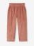 Corduroy Paperbag Trousers for Girls dusky pink+mustard+night blue 