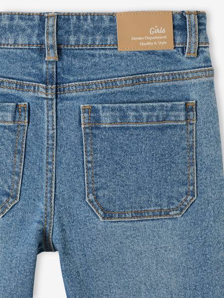 7/8 Flared Jeans for Girls denim blue+stone 