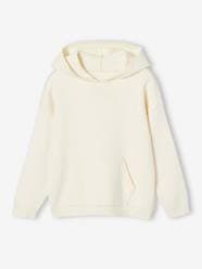 Girls-Cardigans, Jumpers & Sweatshirts-Jumpers-Hooded Jumper for Girls