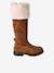 Riding Boots, Furry Lining & Zip, for Girls brown 