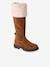 Riding Boots, Furry Lining & Zip, for Girls brown 