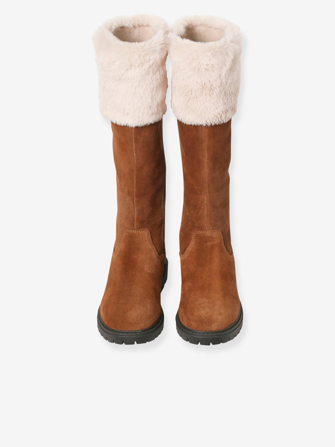 Fur lined yard store boots