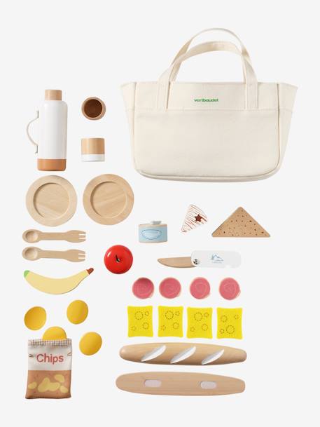 Picnic Set in Certified Wood caramel 