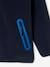 Polar Fleece Jacket with Whale Badge in Relief for Boys fir green+navy blue 