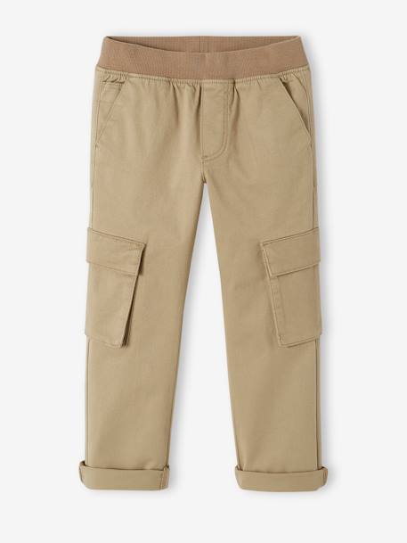 MEDIUM Hip MorphologiK, Easy to Slip On, Cargo Trousers for Boys bronze 