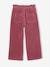 Wide Corduroy Paperbag Trousers for Girls cinnamon+fir green+mauve 