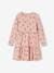 Dress + Cardigan with Ruffles Ensemble for Girls caramel+rosy 