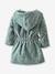 Bathrobe for Baby, Brocéliande printed green 