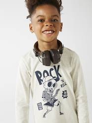 Basics Long Sleeve Top with Fun or Graphic Motif for Boys