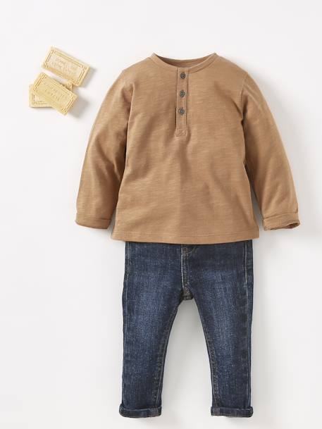 Straight Leg Jeans for Babies, Basics bleached denim+brut denim+denim grey 