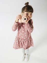 Girls-Long Sleeve Printed Dress for Girls