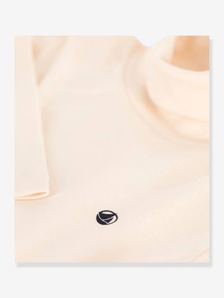 Polo Neck in Organic Cotton, PETIT BATEAU beige 