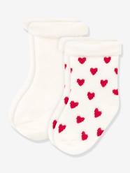 Baby-Socks & Tights-Pack of 2 Pairs of Knitted Socks for Babies, PETIT BATEAU