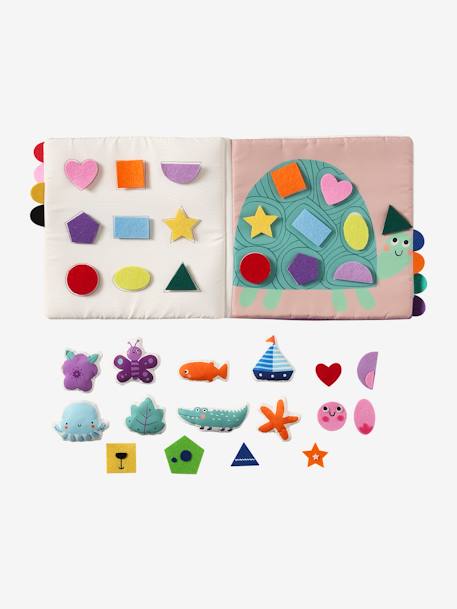 Shapes & Colours Fabric Book white 