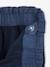 Paperbag-Style Trousers with Polar Fleece Lining for Girls night blue+old rose 