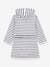 Striped Bathrobe in Towelling, PETIT BATEAU printed white 