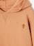 Hooded Jumper for Girls camel+ecru 