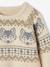 Jacquard Jumper for Boys marl white 