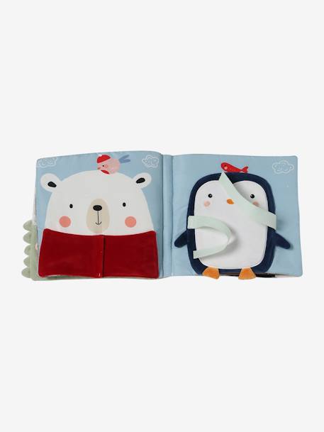 Motor Skills Book in Fabric white 