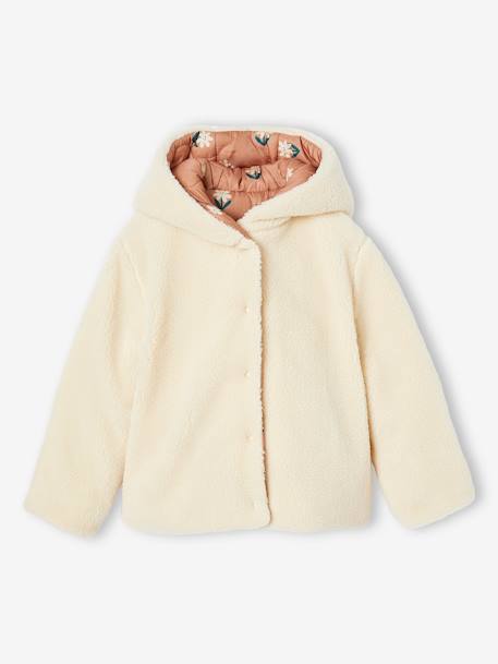 Weatherproof Ladies' Reversible Cozy Sherpa Hooded Jacket