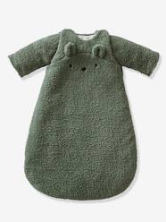 -Bear Baby Sleep Bag with Removable Sleeves, GREEN FOREST