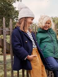 Beanie + Snood + Gloves or Mittens Set in Cable Knit for Girls