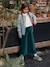 Wide Corduroy Trousers for Girls BROWN MEDIUM SOLID+fir green+plum 