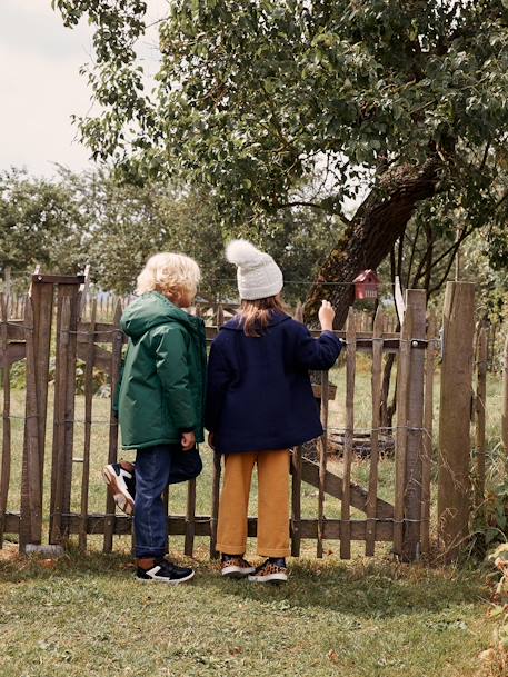 Hooded Parka, Polar Fleece Lining, for Boys green 