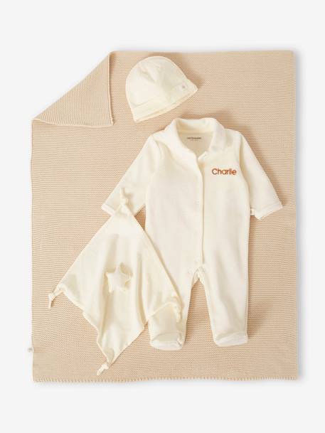 4-Piece Newborn Set for Babies ecru 