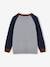 Jacquard Bear Jumper with Raglan Sleeves for Boys marl grey 