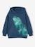 Neon Dino Hoodie for Boys night blue 