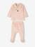 Velour Christmas Pyjamas for Babies rosy 