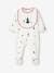 Christmas Special Gift Set: Velour Sleepsuit + Bib for Babies ecru 