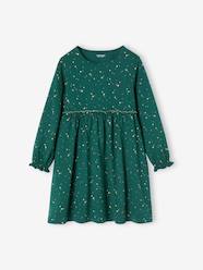 Occasion Wear Dress with Iridescent Stars Motifs for Girls