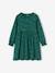 Occasion Wear Dress with Iridescent Stars Motifs for Girls green+navy blue+red 