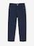 Mom Fit Trousers with Diamanté for Girls navy blue 