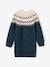 Jacquard Knit Dress for Girls night blue 