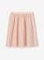 Occasion-Wear Skirt in Iridescent Tulle for Girls pale pink 