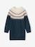 Jacquard Knit Dress for Girls night blue 