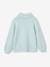 High neck top for girls sky blue 