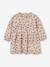 3-Piece Combo: Padded Waistcoat, Velour Dress & Headband for Babies rust 