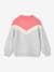 Colourblock-Effect Jumper for Girls marl grey 