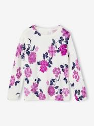 Girls-Cardigans, Jumpers & Sweatshirts-Floral Jumper for Girls