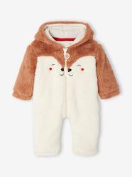 Christmas Reindeer Onesie in Plush Fabric for Babies