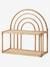 Rattan Bookcase with 2 Levels, Rainbow wood 