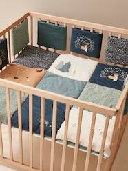 Quilted Floor Mat / Playpen Base Mat, Brocéliande