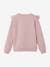 Sweatshirt with Ruffles in Glittery Tulle for Girls mauve 