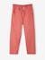 Paperbag-Style Trousers with Polar Fleece Lining for Girls night blue+old rose 