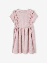 Girls-Dresses-Occasion Wear Dress in Fancy Iridescent Fabric, for Girls